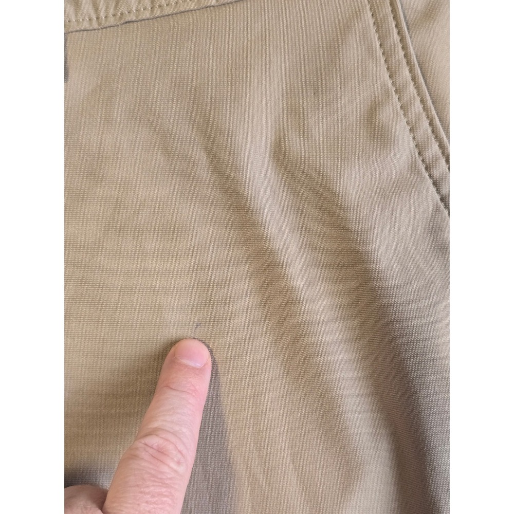 😀Levi Strauss XX Chino Standard Fit Shorts Mens 38 Tan Khaki Flat Front Stretch - Picture 6 of 16